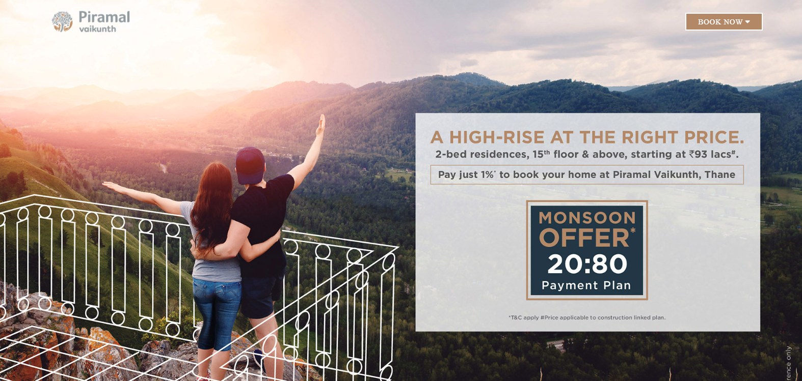Avail the Monsoon Offer with 20:80 payment plan at Piramal Vaikunth in Mumbai Update